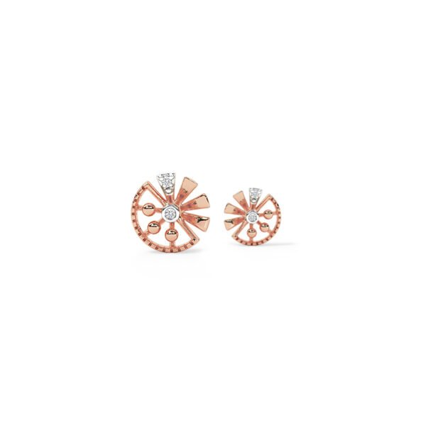 Frost Flick Diamond Stud Earrings - Image 2