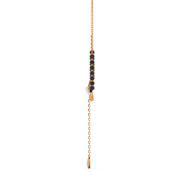 Esme Infinity Lariat Diamond Mangalsutra - Image 3