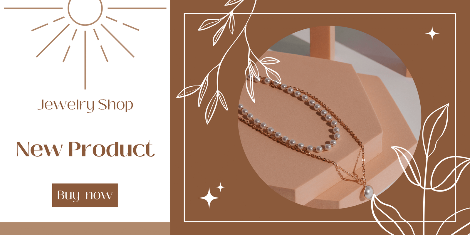 Beige Minimalist Mother's Day Sale Promotional Banner (2)